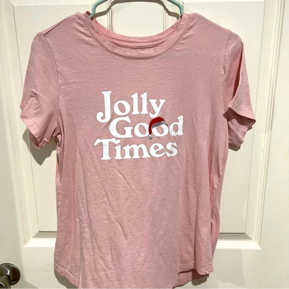 Old Navy Tops - Old Navy Jolly Good Times Christmas Shirt M